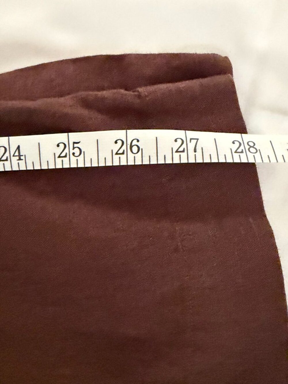 Athleta Retreat Linen High Rise Wide Leg Pant Size Large Petite Brown NWOT - Picture 7 of 14